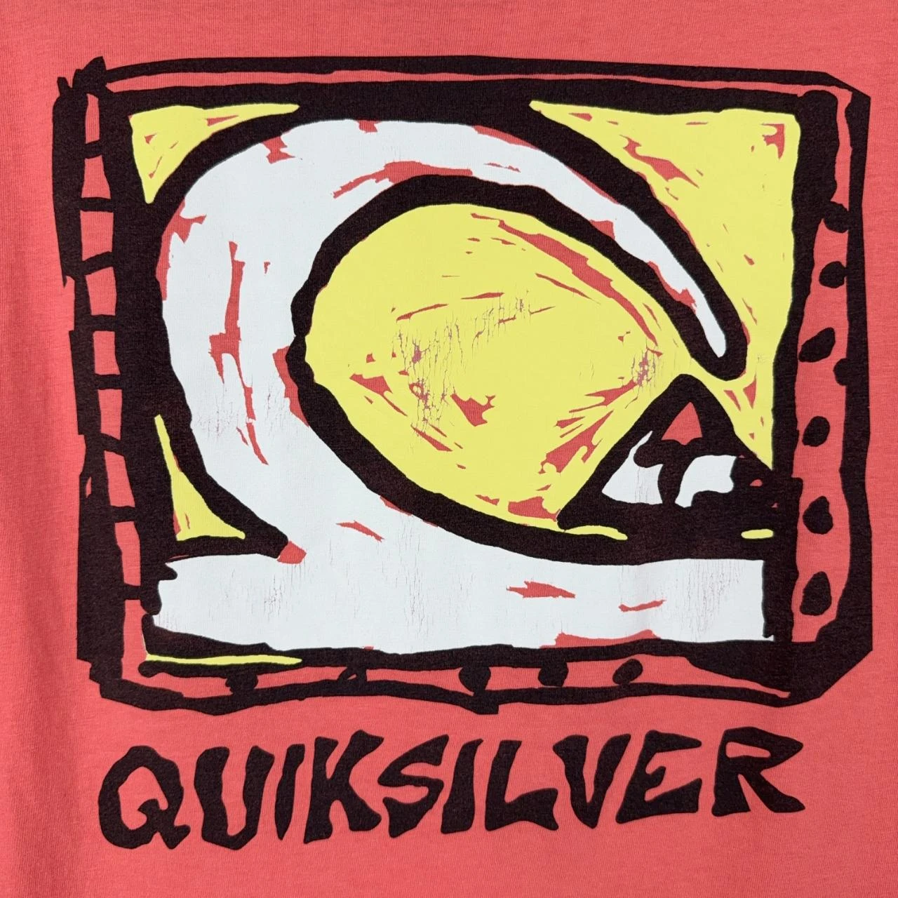 Quiksilver Camiseta de Surf con Logo Gráfico Coral Talla S – photo 4